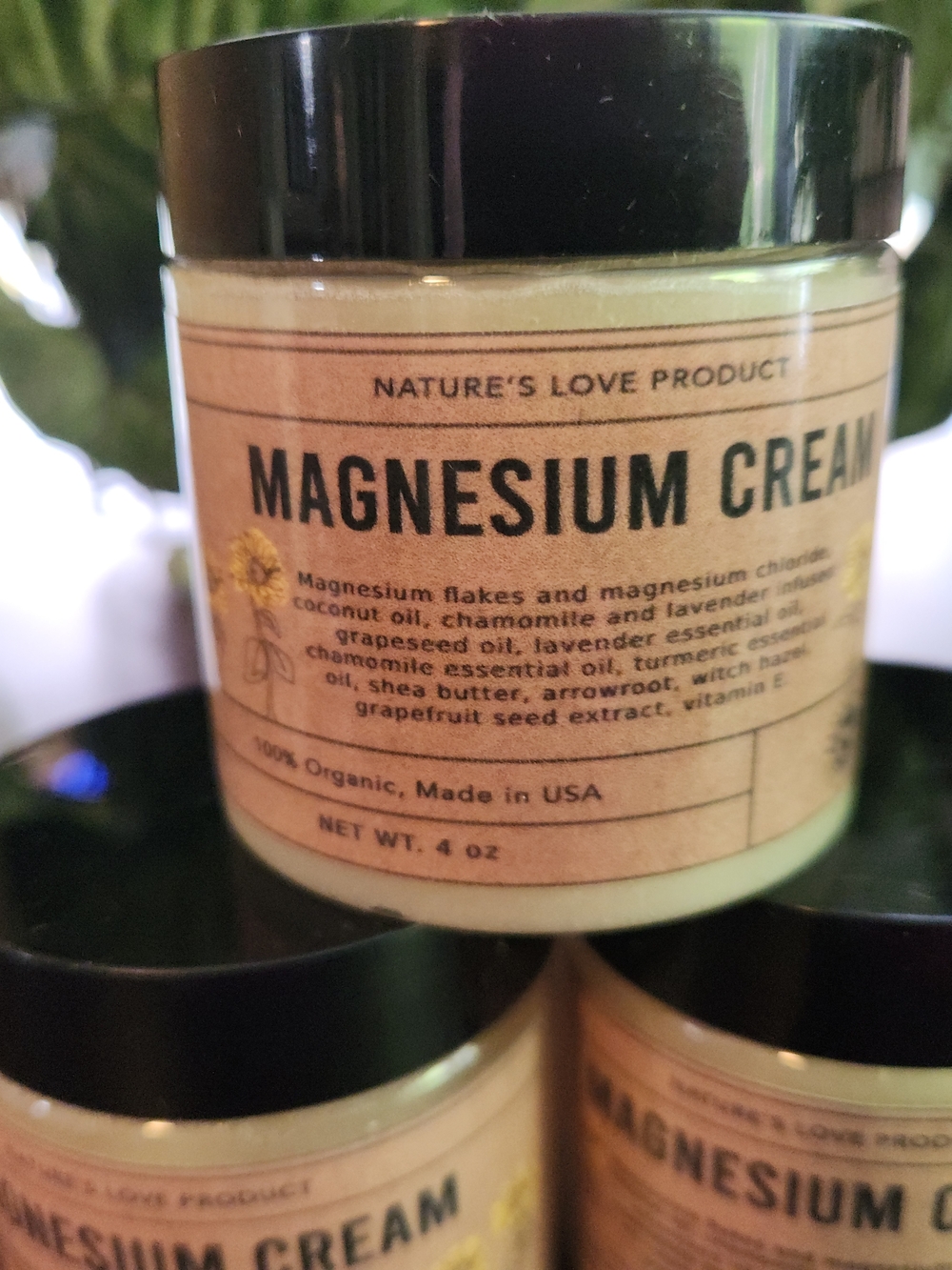Nature's Love Magnesium Cream - Light Cream